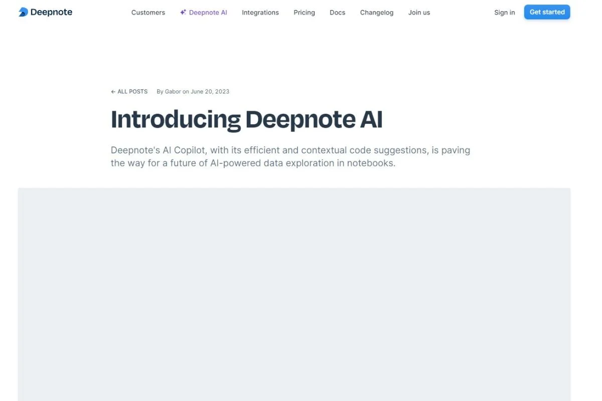 Deepnote AI